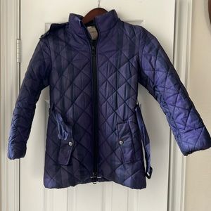 Burberry Girls Puffer Coat Size 8Y